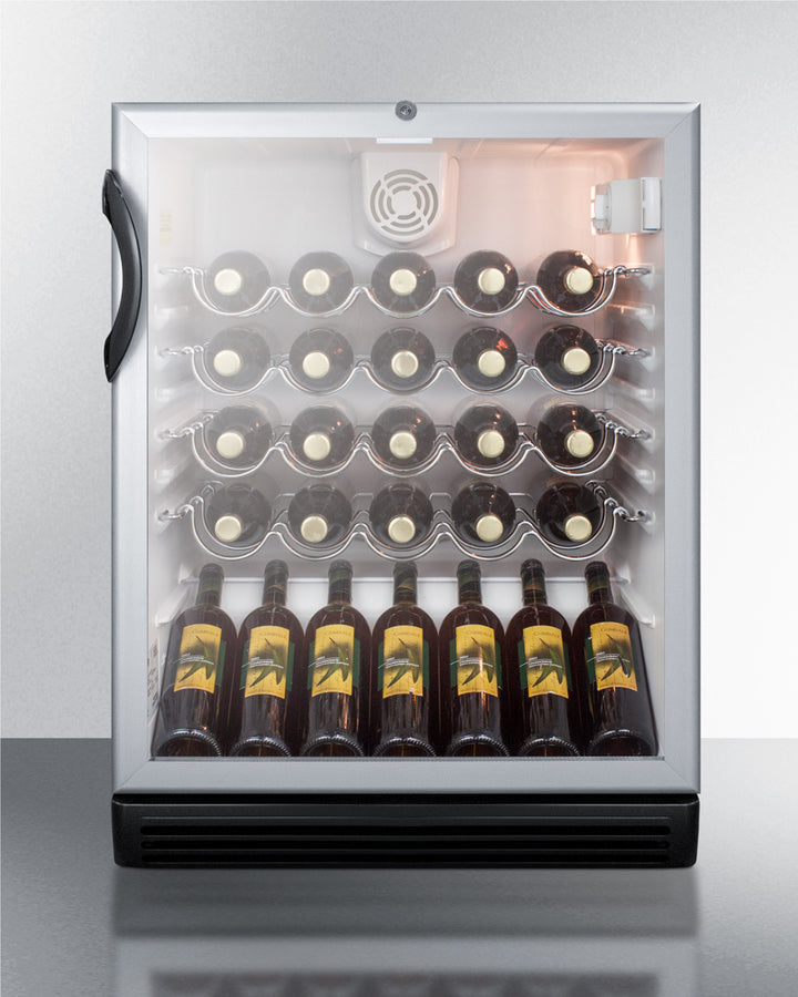 Summit 24" Wide Built-In Wine Cellar, ADA Compliant - SWC6GBLBIADA