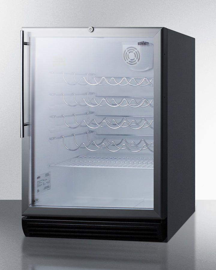 Summit 24" Wide Built-In Wine Cellar, ADA Compliant - SWC6GBLBIHVADA