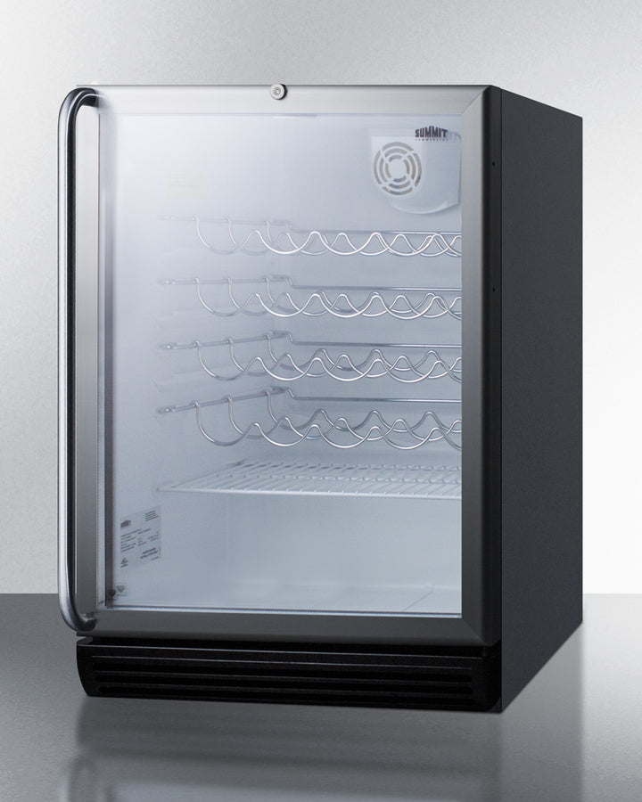 Summit 24" Wide Built-In Wine Cellar, ADA Compliant - SWC6GBLBISHADA