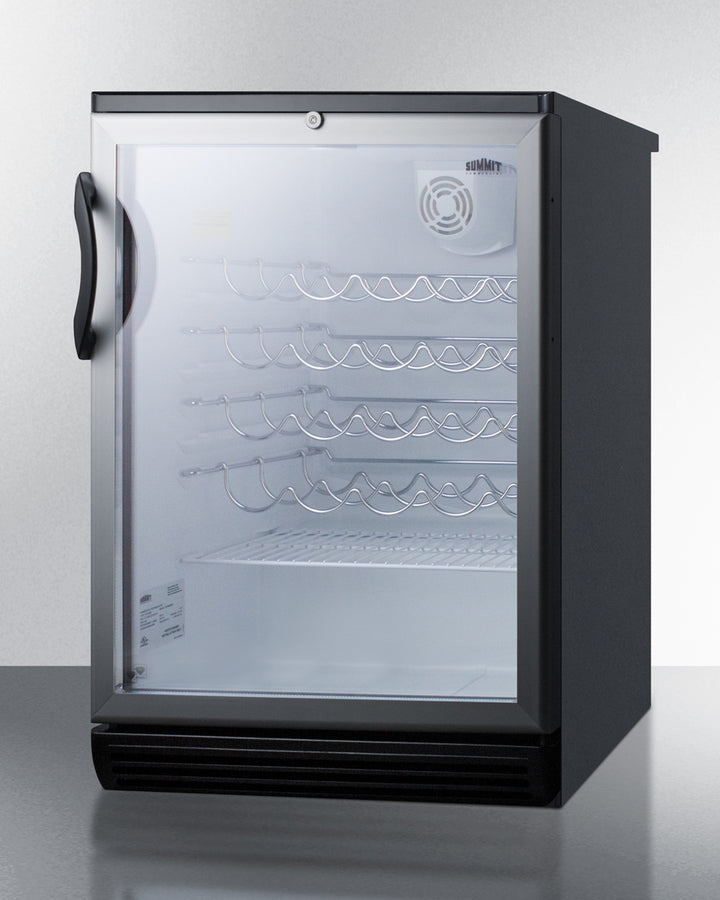 Summit 24" Wide Built-In Wine Cellar - SWC6GBLBI