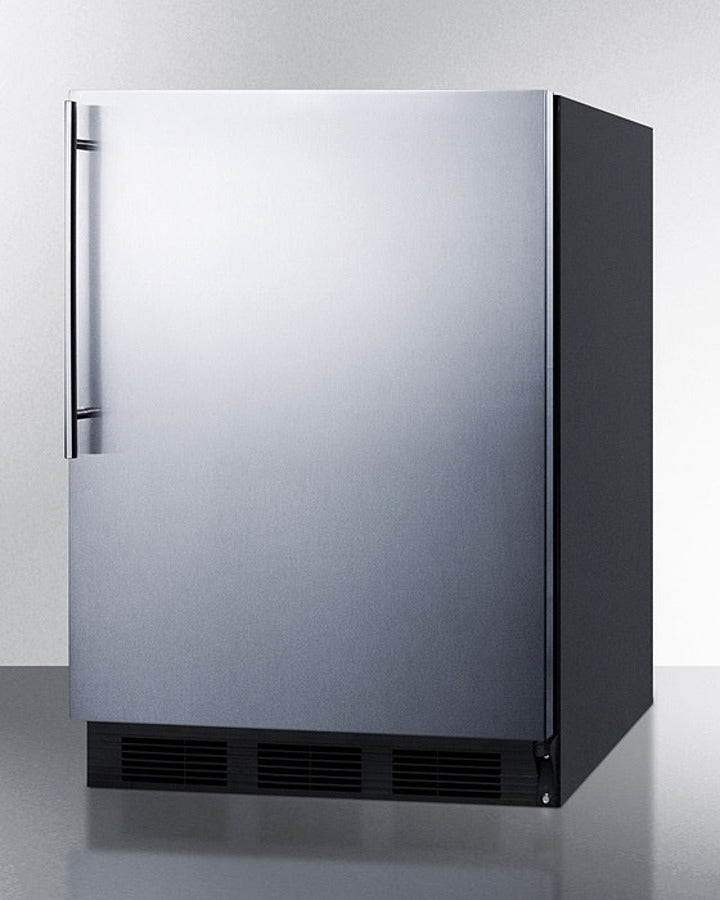 Summit 24" Wide Refrigerator-Freezer ADA Compliant - CT663BKSSHVADA