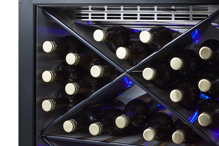 Summit 24" Wide Single Zone Built-In Commercial Wine Cellar - SCR610BLXCSS