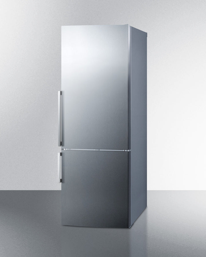 Summit 28" Wide Bottom Freezer Refrigerator With Icemaker - FFBF287SSIM