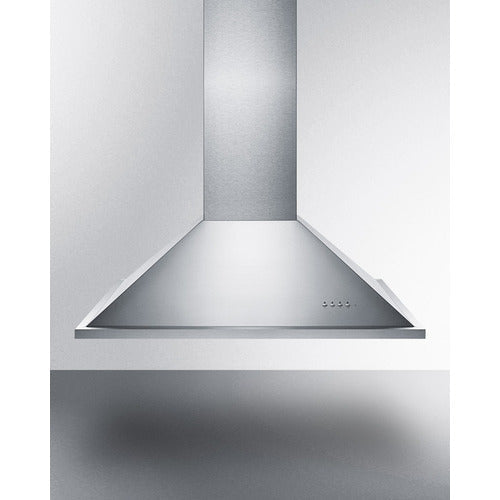 Summit 36" Wide Island Hood in Stainless Steel - SEIH1536CV3