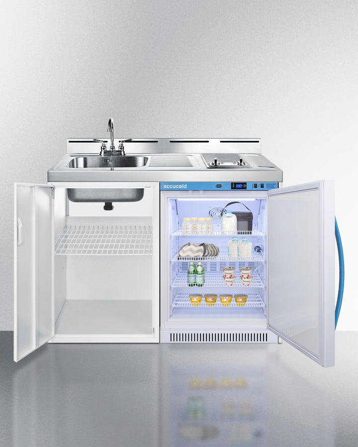 Summit 48" Wide All-In-One Wellness Room Kitchenette with MOMCUBE™ Refrigerator - C48ELMC