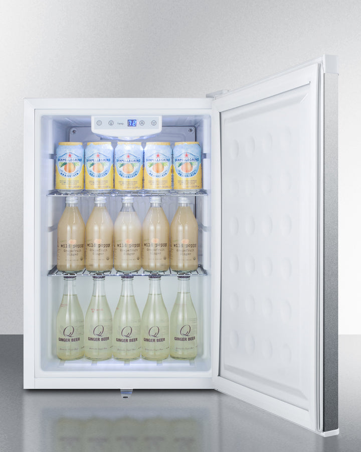 Summit Compact Built-In All-Refrigerator in White - FF31L7BISS