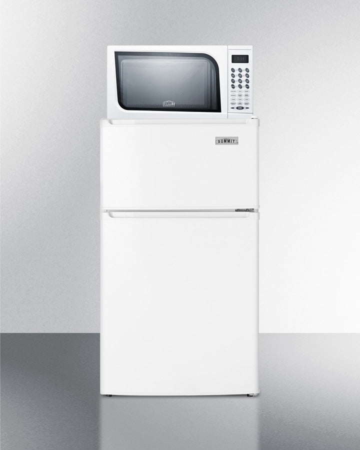 Summit Refrigerator-Freezer-Microwave Combination Unit With Cycle Defrost - MRF351W