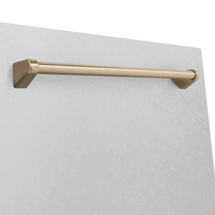 ZLINE 24 in. Autograph Edition Monument Dishwasher Panel with Champagne Bronze Handle in Color Options (DPMTZ-24-CB)