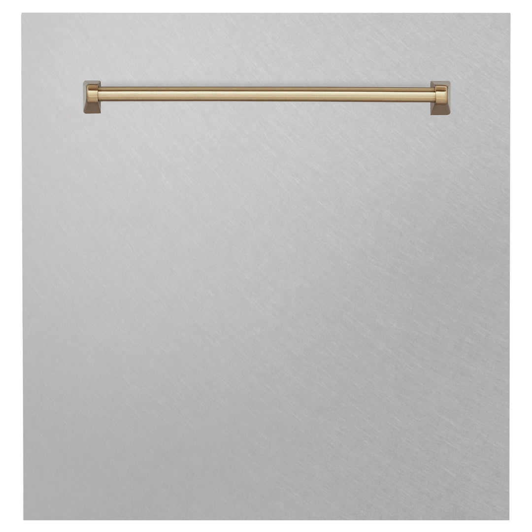 ZLINE 24 in. Autograph Edition Monument Dishwasher Panel with Champagne Bronze Handle in Color Options (DPMTZ-24-CB)