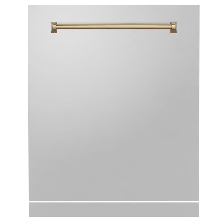 ZLINE 24 in. Autograph Edition Monument Dishwasher Panel with Champagne Bronze Handle in Color Options (DPMTZ-24-CB)