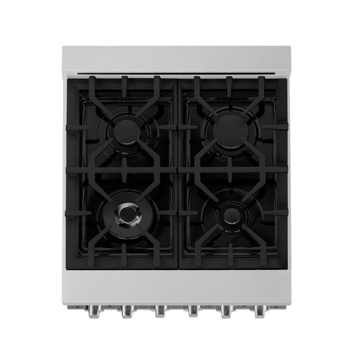 ZLINE 24 in. 2.8 cu. ft. Range with Gas Stove and Gas Oven in Stainless Steel (RG24)