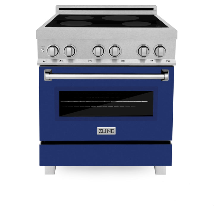 ZLINE 30 In 4.0 cu. ft. Induction Range in Fingerprint Resistant with a 4 Element Stove and Electric Oven (RAINDS-30)