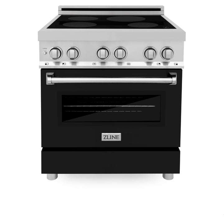 ZLINE 30 in. 4.0 cu. ft. Induction Range with a 4 Induction Element Stove and Electric Oven in Stainless Steel with Colored Door Options (RAIND-30)