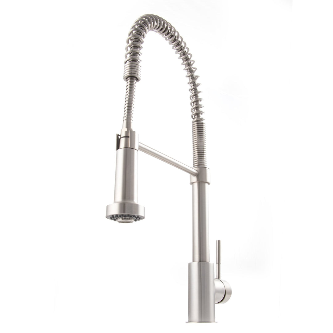 ZLINE Apollo Kitchen Faucet (APL-KF) - Faucet - ZLINE Kitchen and Bath - ZLINE Apollo Kitchen Faucet Stainless Steel | Rustic Kitchen and Bath