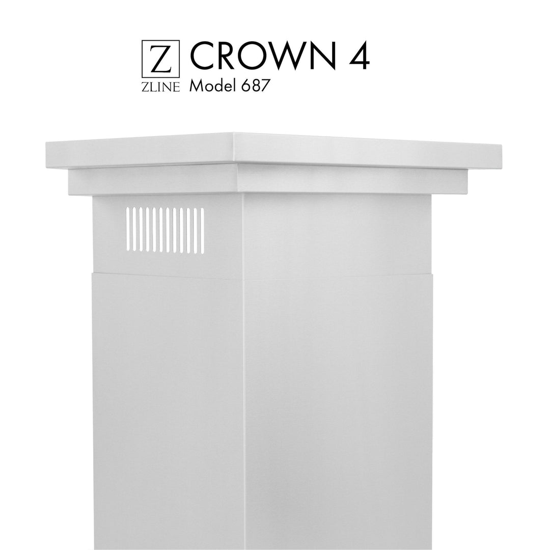 ZLINE Crown Molding #4 For Wall Range Hood (CM4-687)