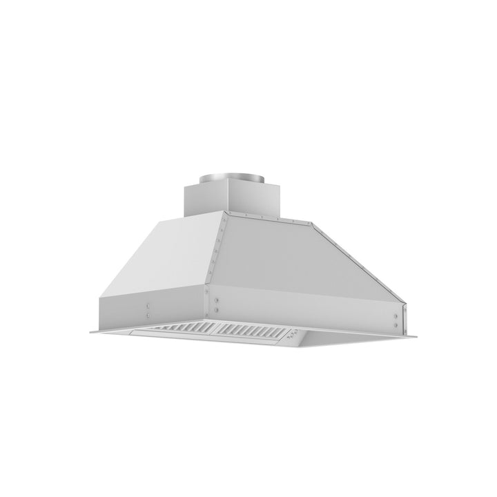 ZLINE Kitchen and Bath, ZLINE Remote Blower Range Hood Insert In Stainless Steel (721-RS-400), 721-RS-40-400,