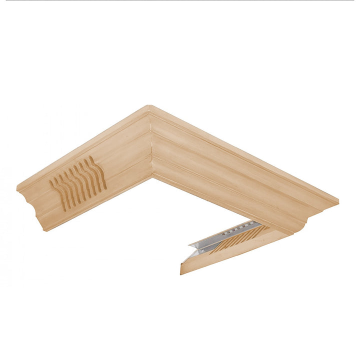 ZLINE Vented Crown Molding Profile 6 for Wall Mount Range Hood (CM6V-KBUF)