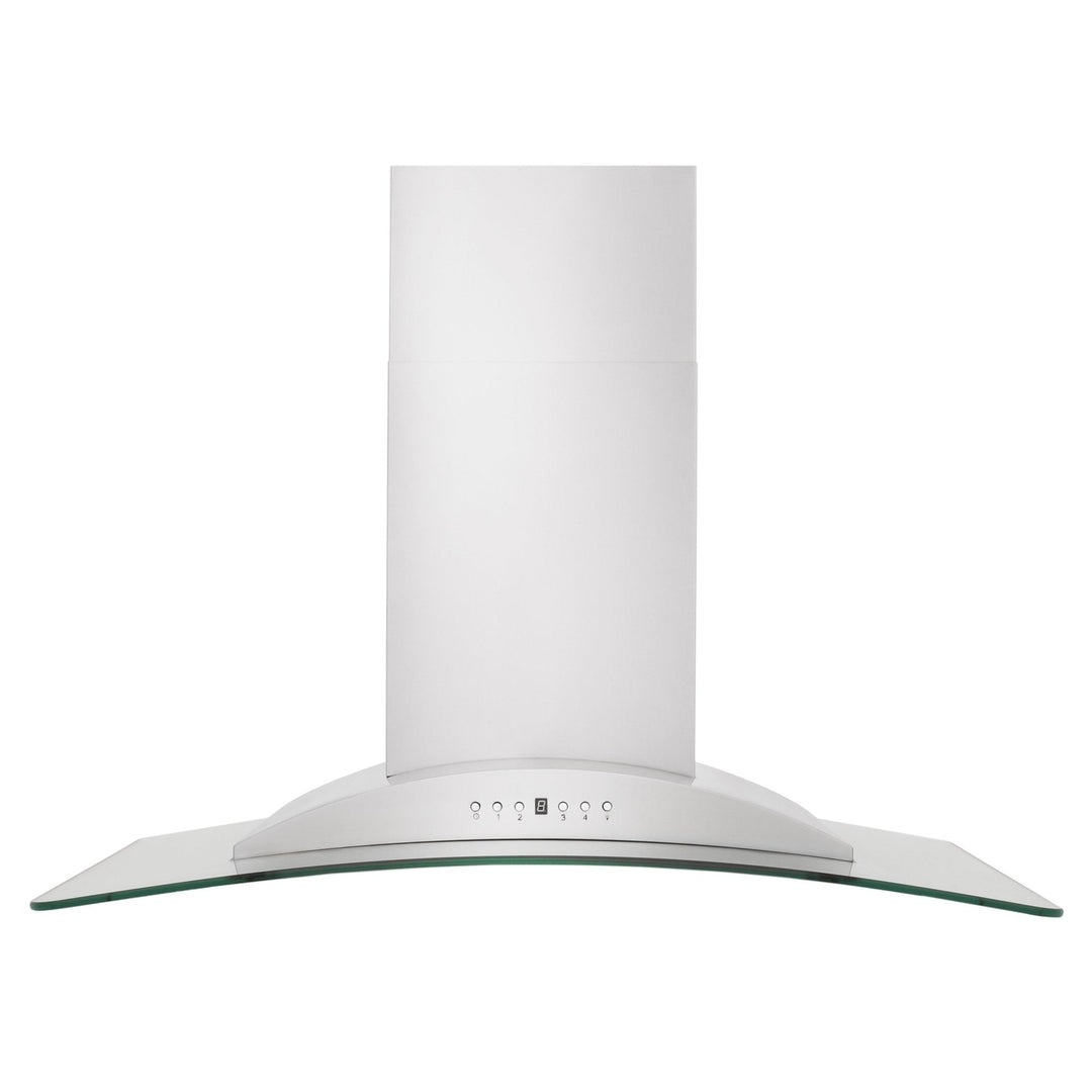 ZLINE Convertible Vent Wall Mount Range Hood in Stainless Steel & Glass (KN)