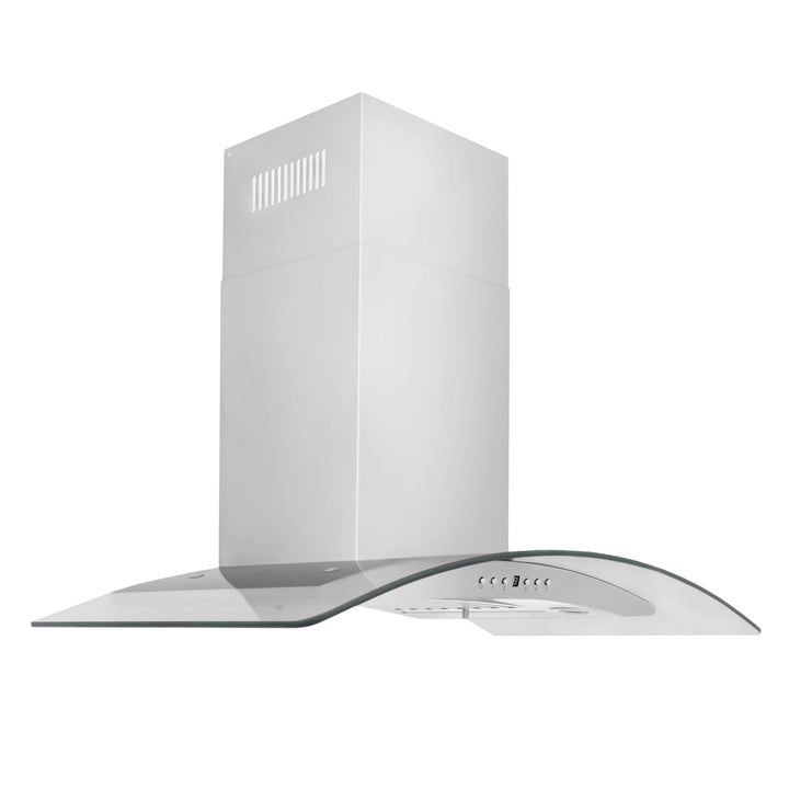 ZLINE Kitchen and Bath, ZLINE Wall Mount Range Hood In Stainless Steel & Glass (KN4), KN4-30,